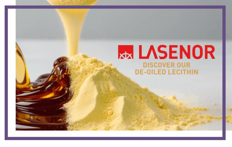 DE-OILED LECITHINS FROM LASENOR: INNOVATION AND QUALITY FOR THE FOOD INDUSTRY